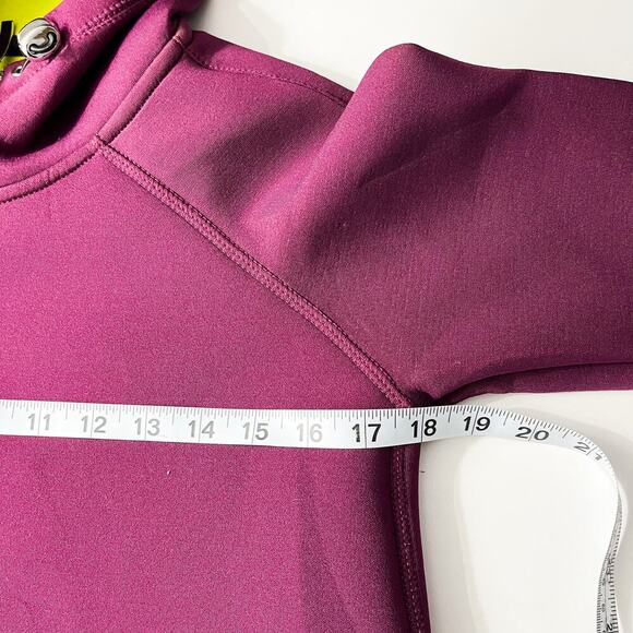 Freddy Italian‎ Breathable Water Resistant Hoodie M Purple Curved Zip Surfing - Picture 14 of 15